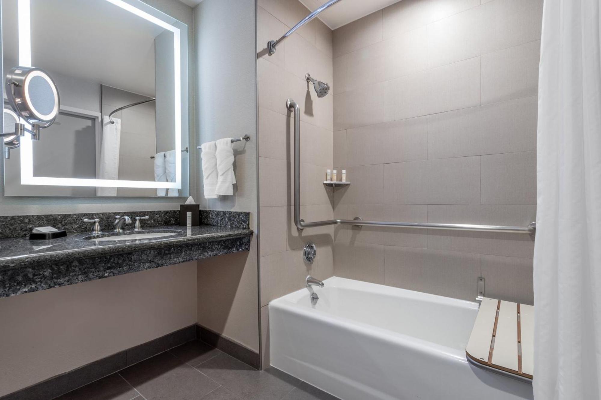 Standard Double Room Two Double Beds Accessible Tub Mobility Access