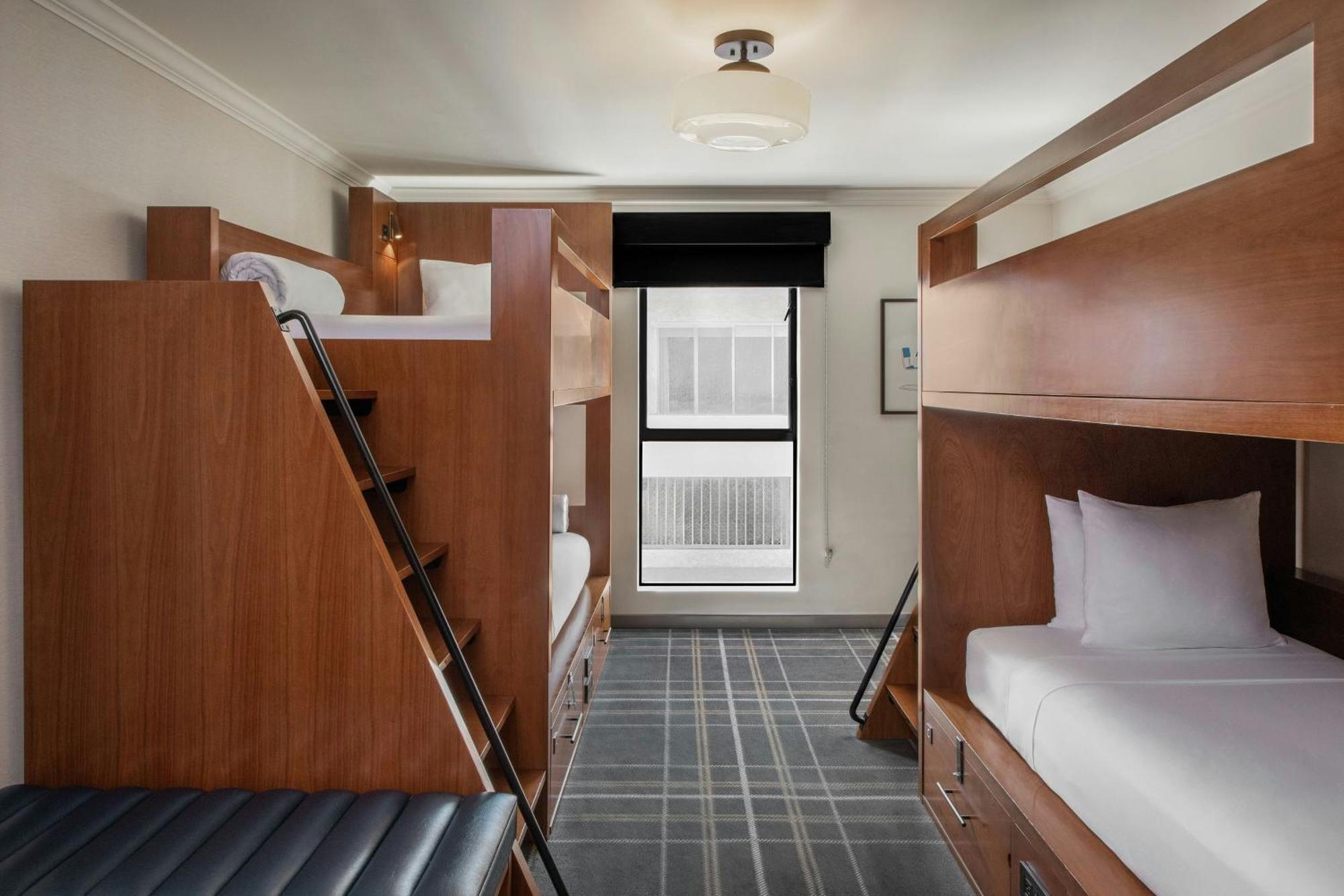 Double Bunk Room with Two Twin Bunk Beds