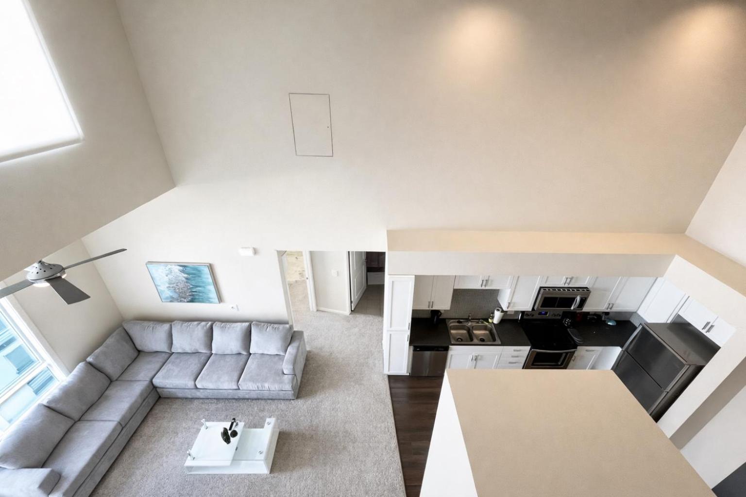 Three-Bedroom Loft Apartment