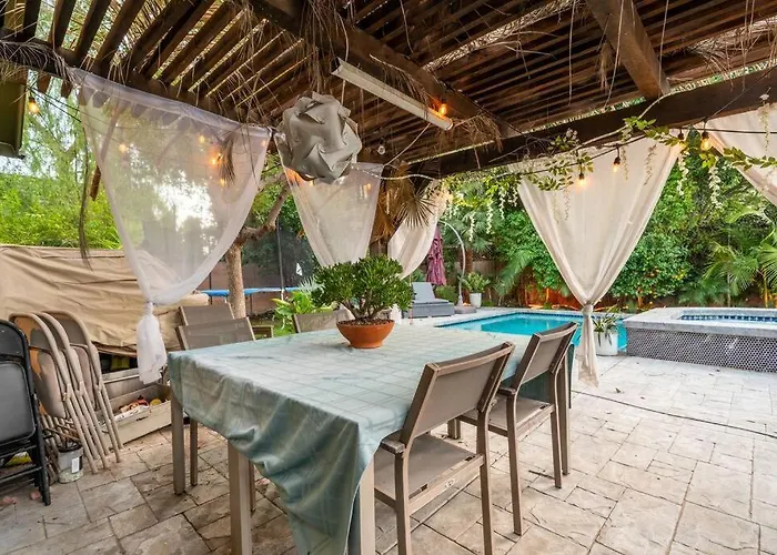 Escape To A Home Away In An Ultra Private La Oasis Los Ángeles admite animales